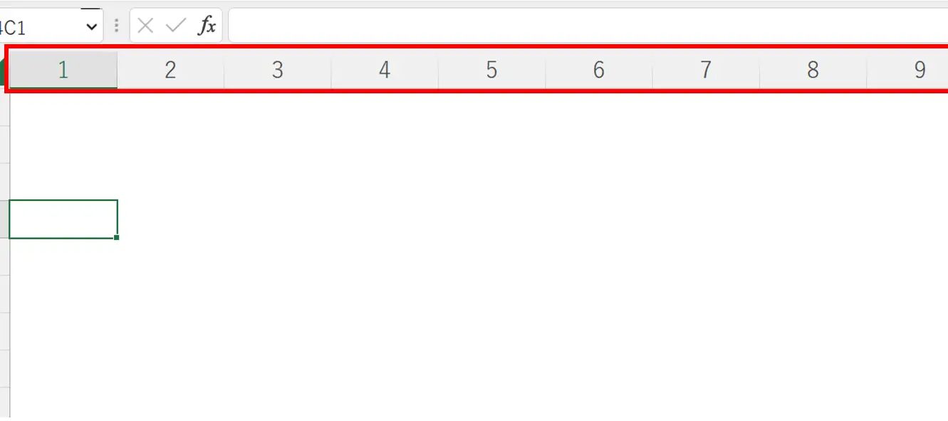 Excelで列の英語表記 - A, B, C... 11 excele381a7e58897e381aee88bb1e8aa9ee8a1a8e8a898 a b c