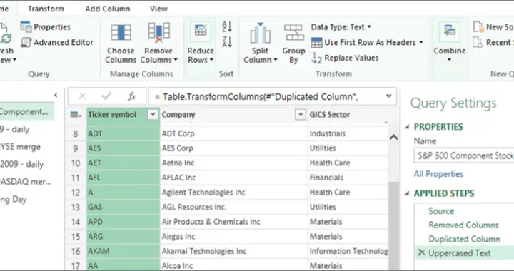 パワー クエリ 使い方